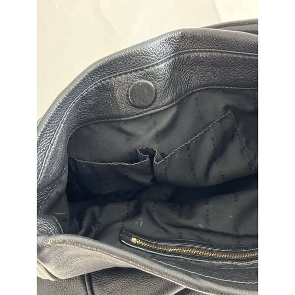 Marc by Marc Jacobs Too Hot to Handle Black‎ Leather Hobo Shoulder Bag - Picture 8 of 15